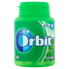 Orbit Spearmint mentaízű cukormentes rágógumi édesítőszerrel 64 g