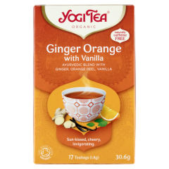 Yogi Tea BIO narancsos gyömbér tea vaníliával 17 filter 30,6 g