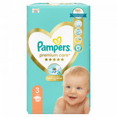 Pampers Premium Care Pelenka, 3 Méret, 60 db, 6kg-10kg