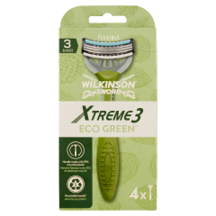 Wilkinson Sword Xtreme3 Eco-Green 3 pengés eldobható borotva 4 db