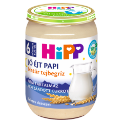 HiPP Jó Éjt Papi BIO natúr tejbegríz bébidesszert 6 hónapos kortól 190 g