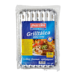 Mazzini Aluminium Grilltálca 3db 34x23cm