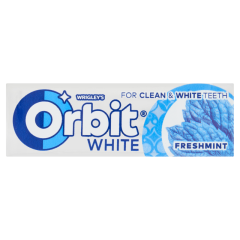 Orbit White Freshmint mentaízű cukormentes rágógumi édesítőszerrel 14 g