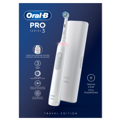 Oral-B Pro 3 – 3500 – Fehér Elektromos Fogkefe Braun Tervezéssel