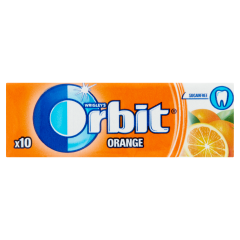 Orbit Orange narancsízű cukormentes rágógumi édesítőszerrel 14 g