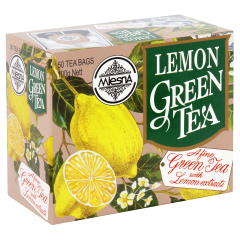 Mlesna filteres zöld tea citrom ízesítéssel 50 filter 100 g
