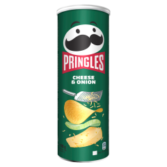 Pringles hagymás-sajtos ízesítésű snack 165 g
