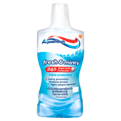 Aquafresh Fresh & Minty alkoholmentes szájvíz 500 ml