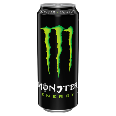 Monster Energy szénsavas ital koffeinnel, B-vitaminokkal, cukrokkal és édesítőszerekkel 500 ml
