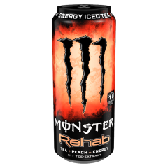 Monster Rehab Tea + Peach + Energy szénsavmentes hipotóniás ital koffeinnel 500 ml
