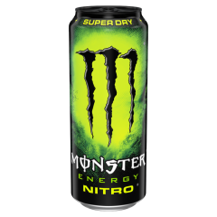 Monster Energy Nitro Super Dry szénsavas ital koffeinnel, cukrokkal és édesítőszerrel 500 ml