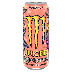 Monster Monarch Juiced Peach Nectarine szénsavas ital gyümölcslével, koffeinnel 500 ml