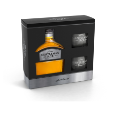 Gentleman Jack Tennessee whiskey 2 pohárral díszdobozban 40% 0,7 l