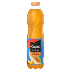 Cappy Ice Fruit Peach-Melon szénsavmentes alma-őszibarack-sárgadinnye ital citromfű ízzel 1,5 l