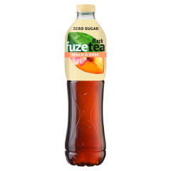 FUZETEA Zero energiamentes őszibarack- és rózsaízű üdítőital édesítőszerekkel 1,5 l