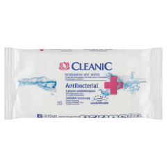 Cleanic Antibacterial nedvesített frissítő törlőkendő 15 db
