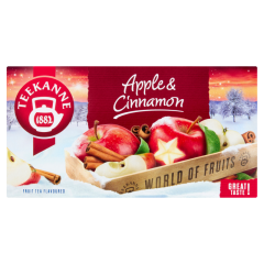 Teekanne World of Fruits alma és fahéj ízesítésű gyümölcstea keverék 20 filter 45 g