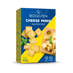 Bezgluten sajtos mini falatkák 60g gluténmentes