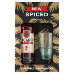 Bacardi Spiced rum alapú szeszes ital + 1 db pohár 35% 700 ml