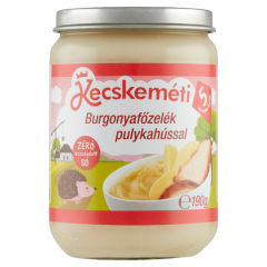 Kecskeméti burgonyafőzelék pulykahússal bébiétel 5 hónapos kortól 190 g