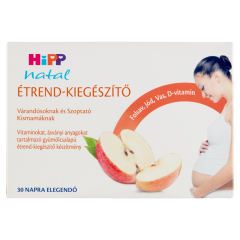 HIPP Natal étrend-kiegészítő várandósoknak és szoptató kismamáknak 3 x 200 ml (600 ml)