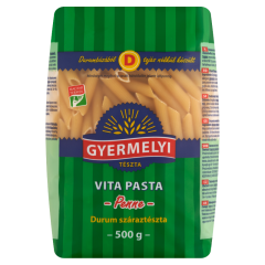 Gyermelyi Vita Pasta Penne durum száraztészta 500 g