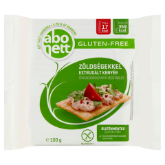 Abonett gluténmentes extrudált kenyér zöldségekkel 100 g