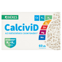 Béres CalciviD7 étrend-kiegészítő filmtabletta 60 db 87 g