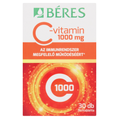 Béres C-vitamin 1000 mg étrend-kiegészítő készítmény 30 db 46,5 g