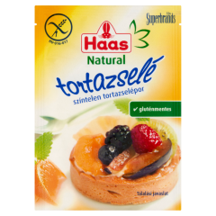 Haas Natural színtelen tortazselépor 11 g