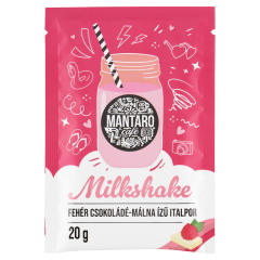 Mantaro Milkshake fehér csokoládé-málna ízű italpor 20 g