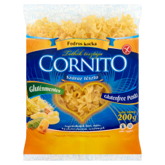 Cornito fodros kocka gluténmentes száraztészta 200 g