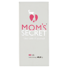 Mom's Secret vitaminokat és ásványi anyagokat tartalmazó étrend-kiegészítő kapszula 90 db 45,9 g