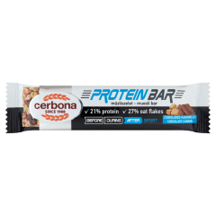 Cerbona Protein fehérjében gazdag csokoládés-karamellás müzliszelet 35 g
