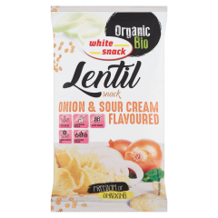 White Snack BIO hagymás-tejfölös ízű lencse snack 45 g
