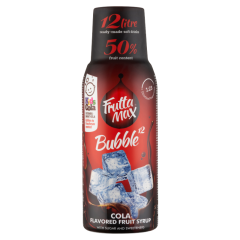 FruttaMax Bubble¹² cola ízű szörp izocukorral és édesítőszerekkel 500 ml