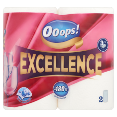 Ooops! Excellence háztartási papírtörlő 3 rétegű 2 tekercs