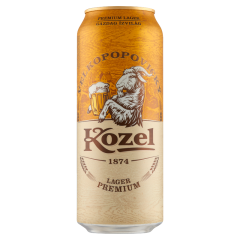 Velkopopovický Kozel Premium Lager minőségi világos sör 4,6% 0,5 l