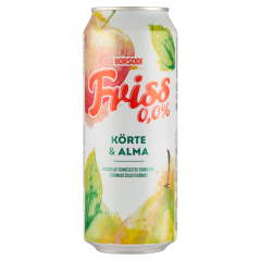 Borsodi Friss körte-alma gyümölcs ital és alkoholmentes világos sör keveréke 0,5 l