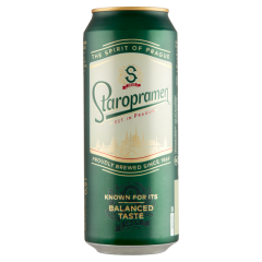 Staropramen minőségi világos sör 5% 0,5 l