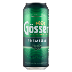 Gösser Premium minőségi világos sör 5% 0,5 l doboz