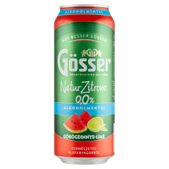 Gösser Natur Zitrone görögdinnye-lime ízű alkoholmentes sörital 0,5 l