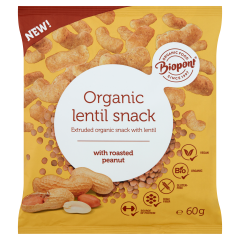 Biopont BIO gluténmentes extrudált lencse földimogyoróval 60 g