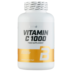 BioTechUSA Vitamin C 1000 étrend-kiegészítő tabletta 100 db 180 g