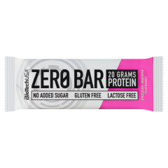 BioTechUSA Zero Bar csokoládé-marcipán ízű magas fehérjetartalmú szelet édesítőszerekkel 50 g