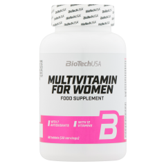 BioTechUSA Multivitamin for Women étrend-kiegészítő tabletta 60 db 105 g