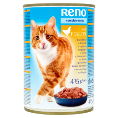 Reno Konzerv teljes értékű állateledel felnőtt macskák számára baromfival 415 g
