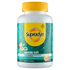 Supradyn Immune Kids C-, D-vitamin és cink étrend-kiegészítő gumivitamin 100 x 1,65 g (165 g)