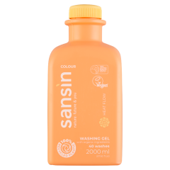 Sansin Heat Flow folyékony mosógél színes ruhákhoz 40 mosás 2000 ml