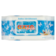 Axxo Fresh kamilla illatú baba törlőkendő 72 db